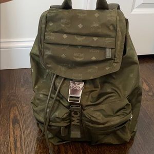 MCM Olive backpack